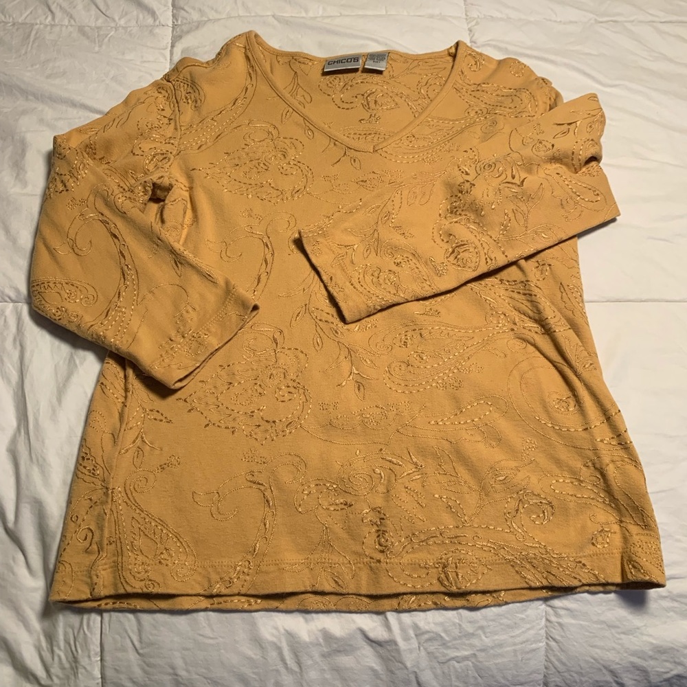 All cotton Chico sweater embroidered